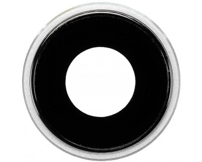 Cornice fotocamera con lente per iPhone XR Bianco