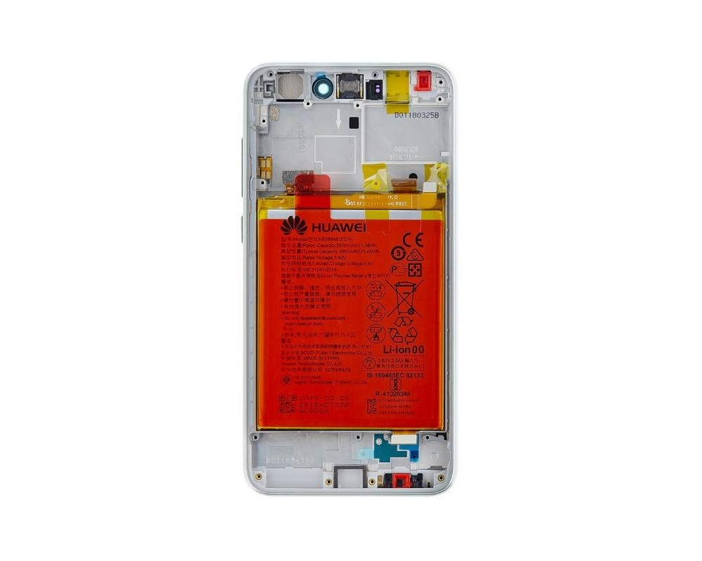 Lcd Huawei P9 & P8 Lite 2017 Service P con Batteria Bianco
