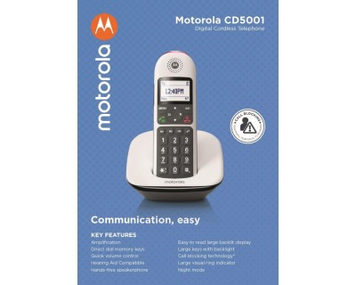 Telefono Cordless Digitale Motorola CD5001