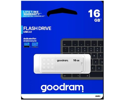Pendrive GoodRAM 16GB UME2 white USB 2.0 - retail blister