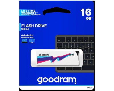 Pendrive GoodRAM 16GB UCL2 WHITE USB 2.0 - retail blister
