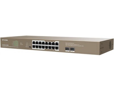 Switch Unmanaged 16GE+2 SFP a 16 porte 10/100Mbps