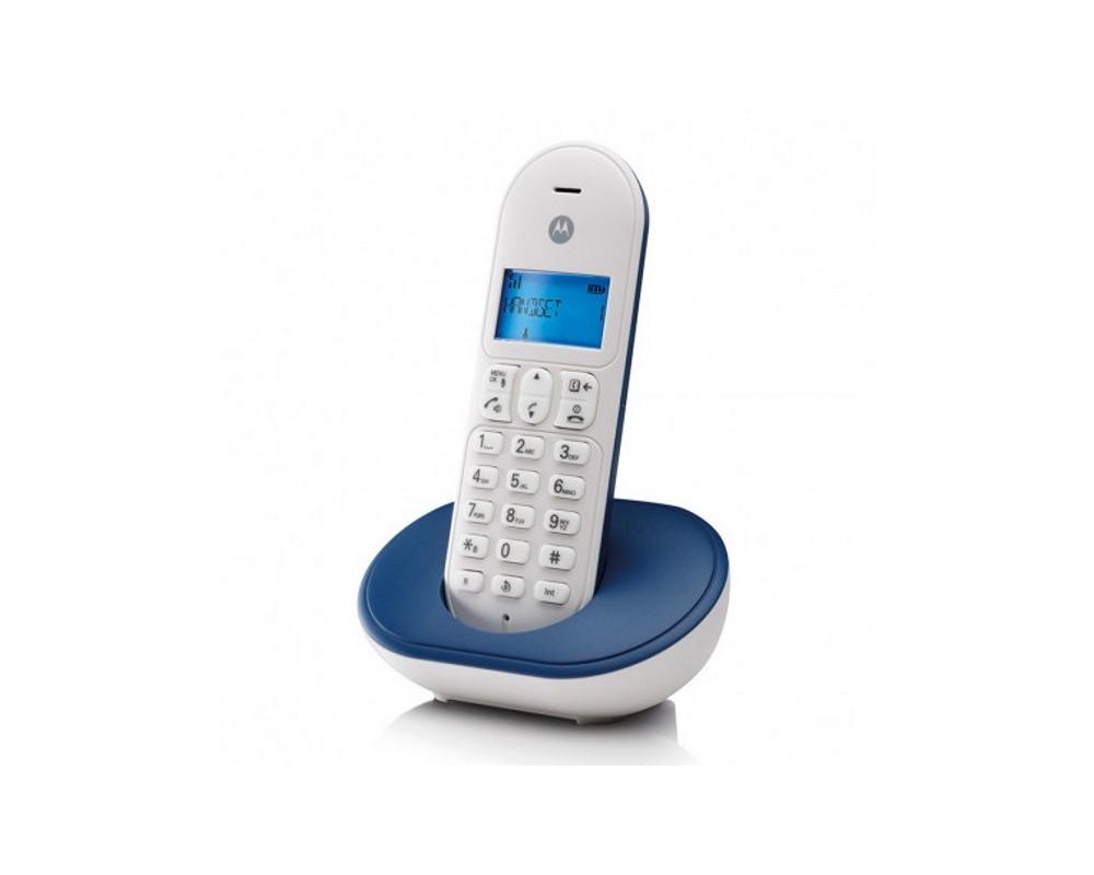 Telefono Cordless Dect Motorola T101 Blu