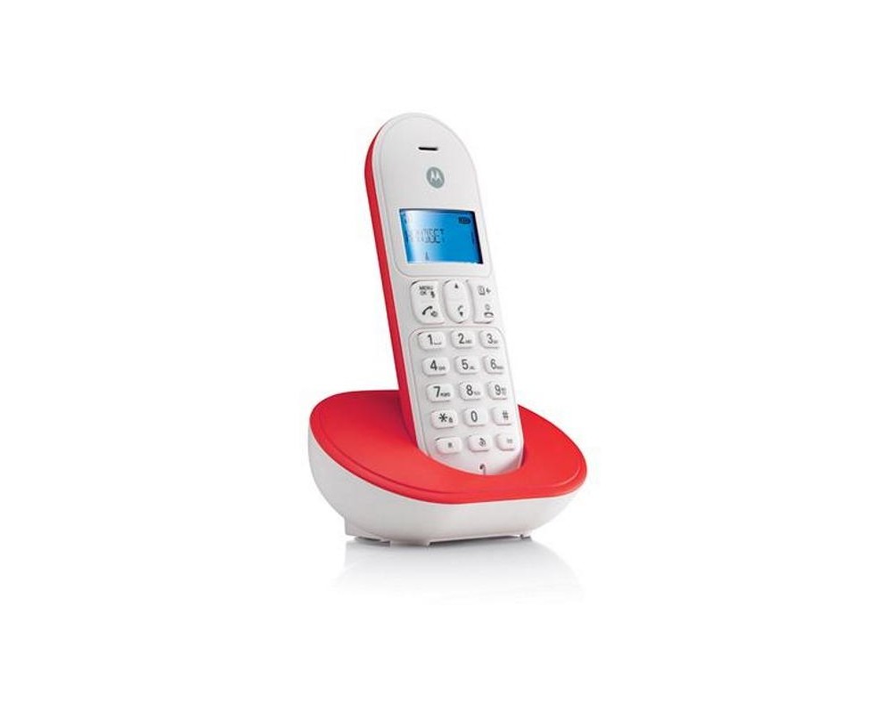 Telefono Cordless Dect Motorola T101 Rosso
