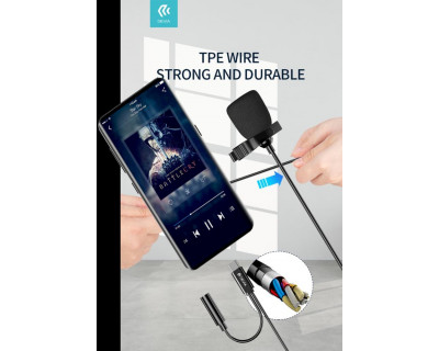 Microfono per Smartphone a filo con connettore Tipo-C