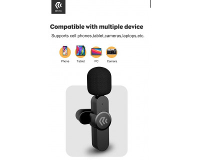 Microfono wireless per smartphone con connettore Tipo-C