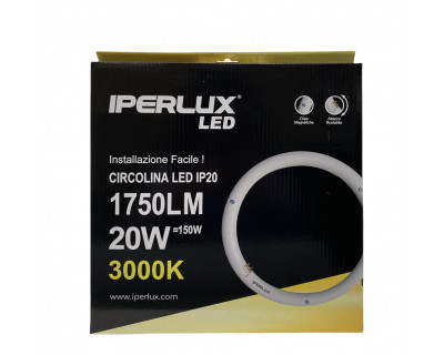 Iperlux CIRCOLINA LED 19W EX 32W DIAMETRO 30CM 1750LM 3000K bianco caldo