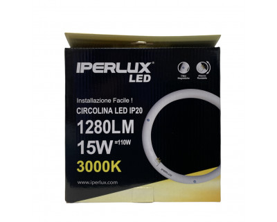 Iperlux CIRCOLINA LED 15W EX 22W DIAMETRO 21,5CM 1280LM 3000K BIANCO CALDO