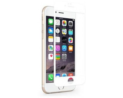 Pellicola vetro temperato Full iPhone 6/6S Bianco 0.26mm