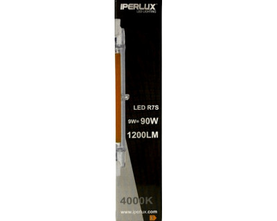 Iperlux Lampadina led R7S 9W COB 16x118mm 1200LM equivalente 90W 4000K bianco naturale