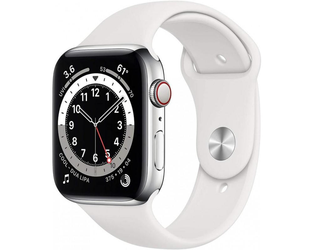 Apple Watch Series 6 AL 44mm Silver/White Wifi A2292 Usato G