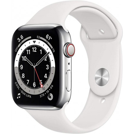 Apple Watch Series 6 AL 44mm Silver/White Wifi A2292 Usato G
