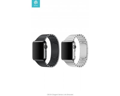 Cinturino Apple Watch 4 serie 44mm Elegant Series Link Black