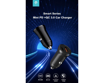 Carica Batterie Rapido 2 USB 20W da auto In 12-24 Volt Nero
