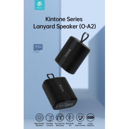Altoparlante Bluetooth 5.0 Lanyard O-A2 5 Watt EM503 Kintone