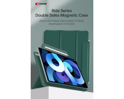 Cover Magnetica per iPad Pro 6 2022 rotazione e supp Nera