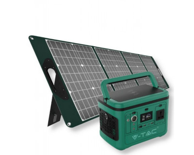 Power Station portatile batteria al litio 568WH 2  + pannelli solari port. 2X120W