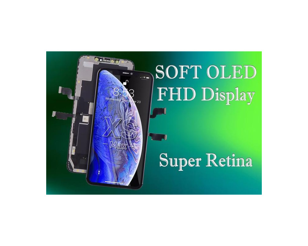 Lcd per iPhone XS Max Oled Soft FHD Selezione A+ Alta Qualit