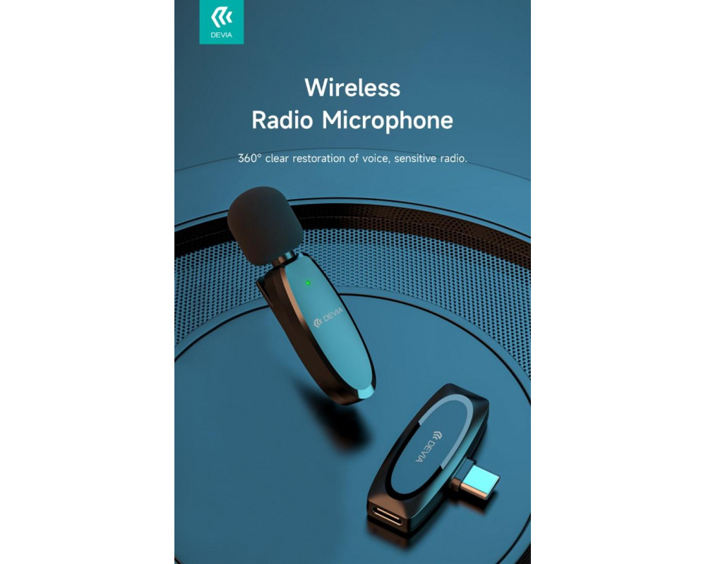 Microfono wireless per Device Apple connessione Lightning