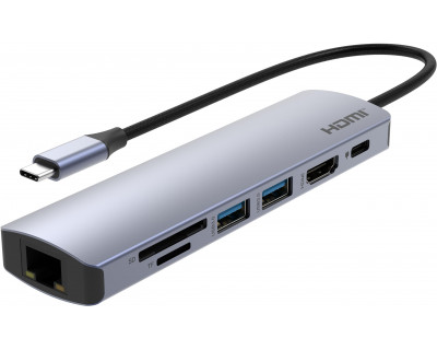 Adattatore da USB-C a HDMI, 4K60Hz , HDR + USB3.0-3.1-3.2 