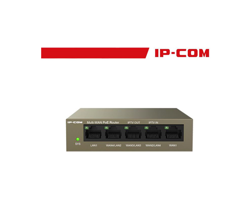 IP-COM Router 5 PoE porte Cloud Managed 