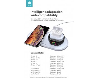Caricatore Wireless Smartphone per Apple Watch Airpod 18W