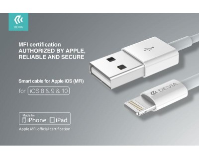 Cavo Dati & Carica Apple IOS 710 Certificato MFI 1.2 mt 