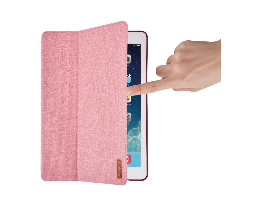 Cover Flax Flip Case per iPad Pro 10.5 in Pelle Rosa