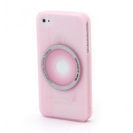Rosa camera silicon case for iphone 4/4s