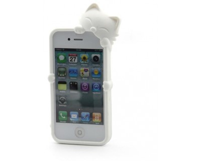 Bianca gato style silicone case for iphone 4/4s
