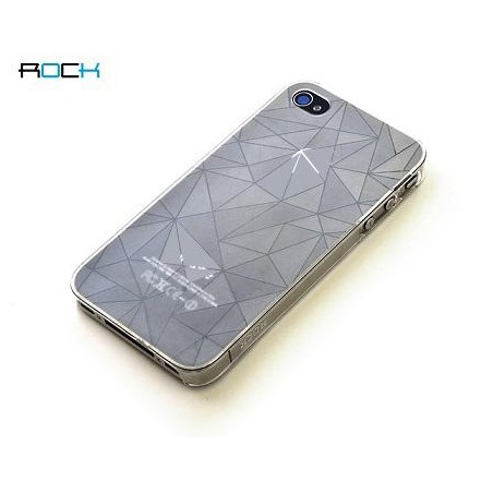Cover Rock Dazzling Serie in Policarb  iPhone 4/4s Bianca