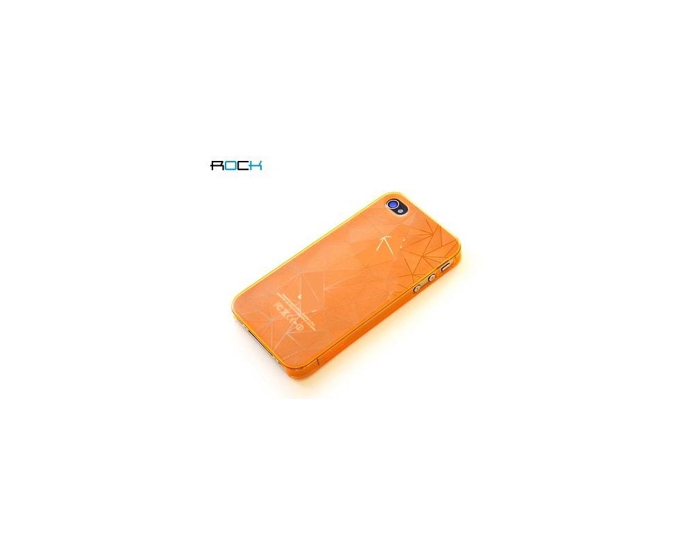 Cover Rock Dazzling Serie in Policarb  iPhone 4/4s arancio
