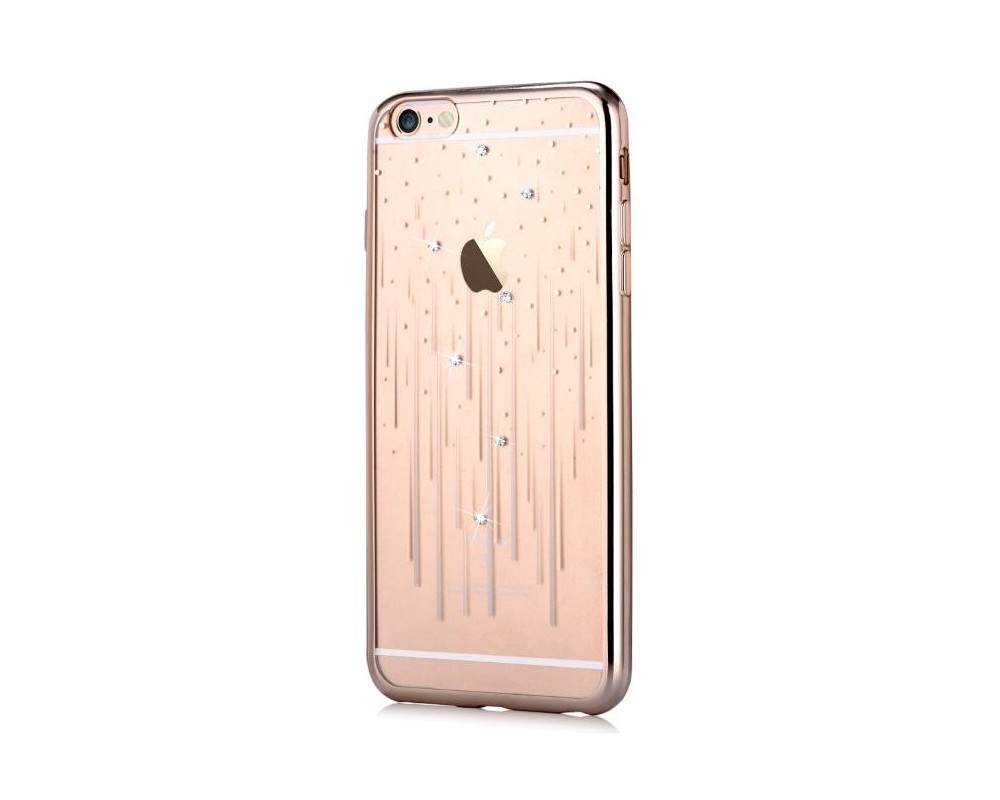 Cover Crystal Meteor per iPhone 6S/6 Colore Champagne Gold
