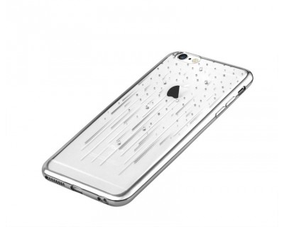 Cover Crystal Meteor Swarovsky iPhone 6S/6 Plus Silver