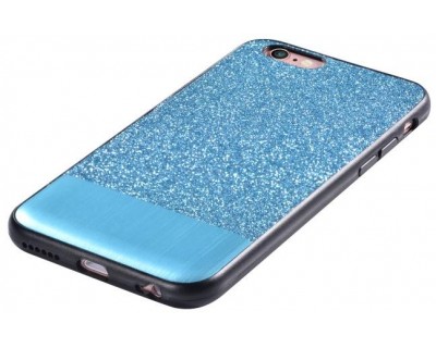 Cover Racy Glitterate per iPhone 6/6S Plus Azzurra