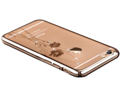 Custodia Swarovski per iPhone 6/6S Plus Crystal Cham. Gold