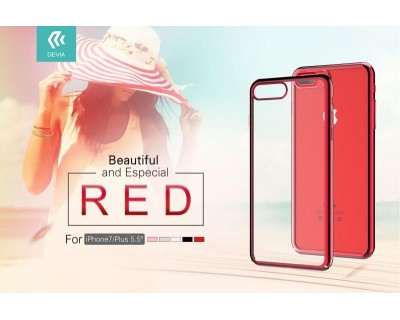 Cover Devia Glimmer 2 per iPhone 7 & 8 Rossa