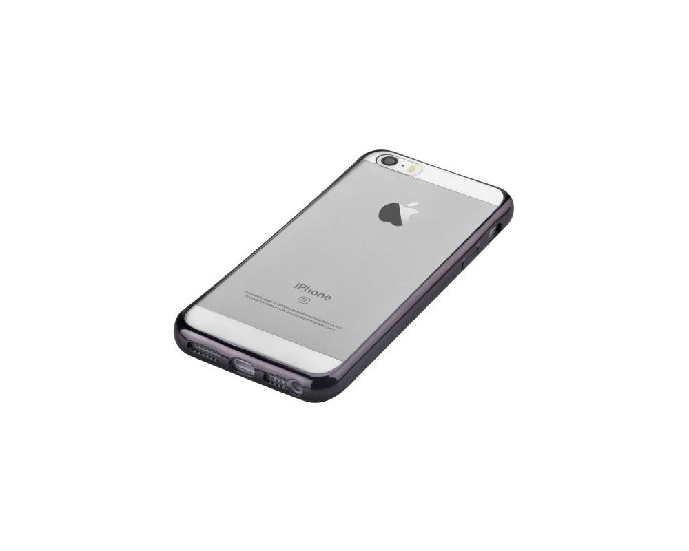 Custodia Protettiva per iPhone 5 5C 5S SE Soft Colore Nero