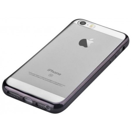 Custodia Protettiva per iPhone 5 5C 5S SE Soft Colore Nero