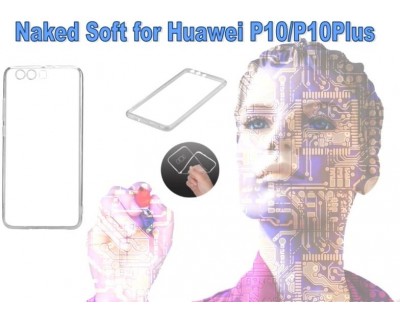Cover in TPU Morbido Per Huawei P10 Trasparente