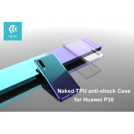 Cover in TPU Alta protezione per Huawei P30 Trasparente