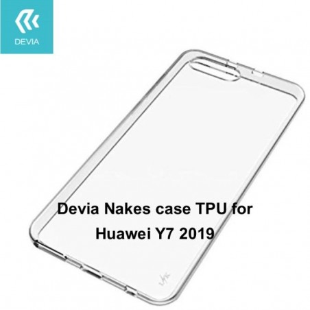 Cover protezione in TPU Trasparente per Huawei Y7 2019