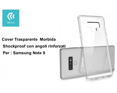 Custodia Shockproof per Samsung Note 9 trasparente