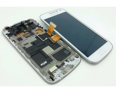 Lcd Completo ORIGINALE Samsung Galaxy S4 Mini Bianco 14766B