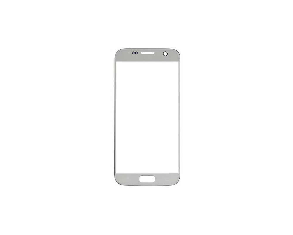 Vetro Touch per Samsung S7 Senza Logo Silver