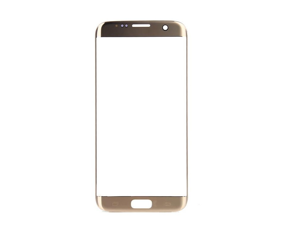 Vetro Touch per Samsung S7 Edge Senza Logo Gold