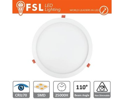 Downlight LED IP20 12W 3000K 800LM 110° FORO:160mm